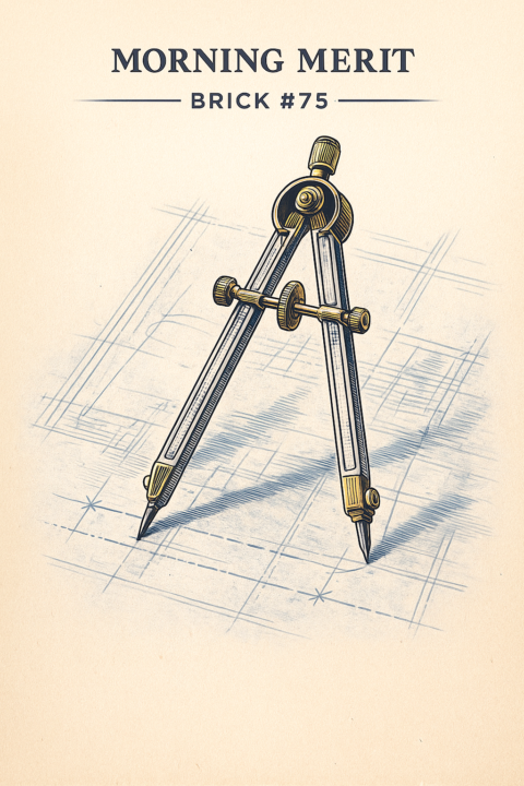 🌤 Morning Merit | Brick #75 | Build Toward the Right Direction