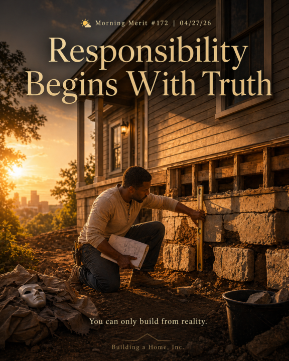 🌤️ Morning Merit #172 | 04/27/26 | Responsibility Begins With Truth