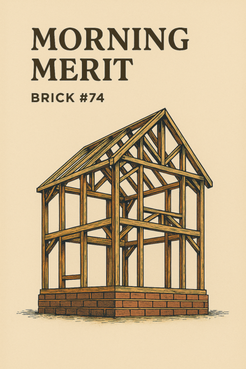 🌤 Morning Merit | Brick #74 | Strengthen the Hidden Frame