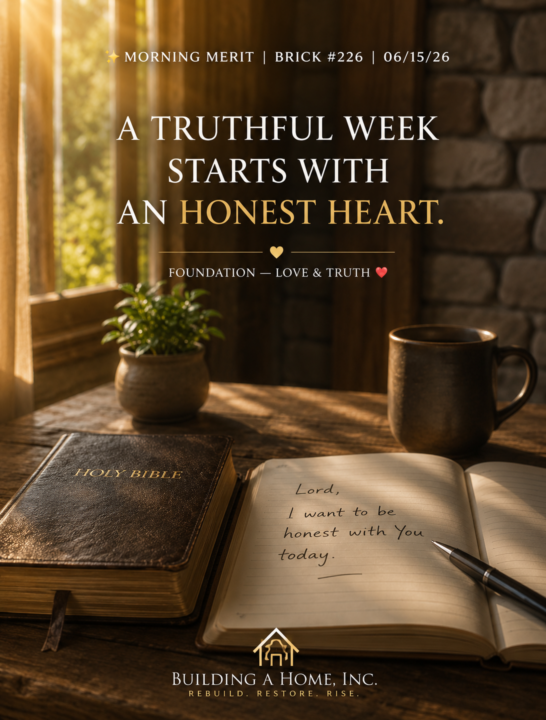 ✨ Morning Merit | Brick #226 | 06/15/26 Foundation — Love & Truth ❤️
