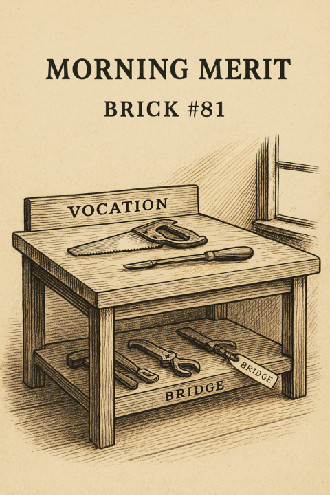 🌤 Morning Merit | Brick #81 | The Work You Are Actually Built For