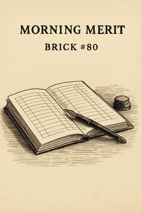 🌤 Morning Merit | Brick #80 | The Open Ledger