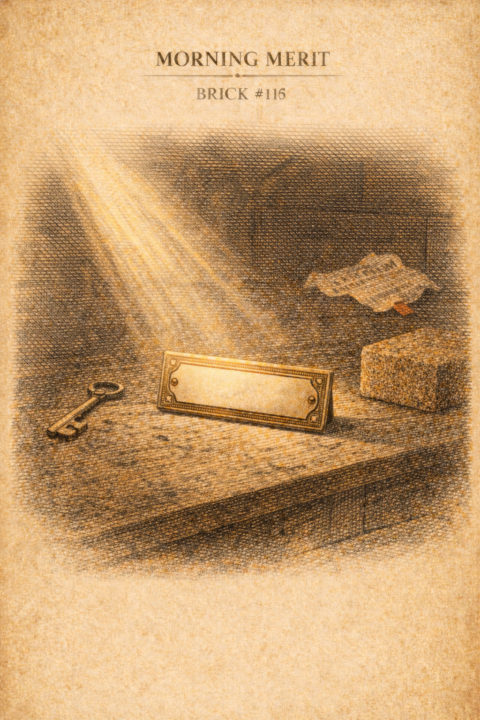 🌤 Morning Merit | Brick #116 | Live Under Your Real Name