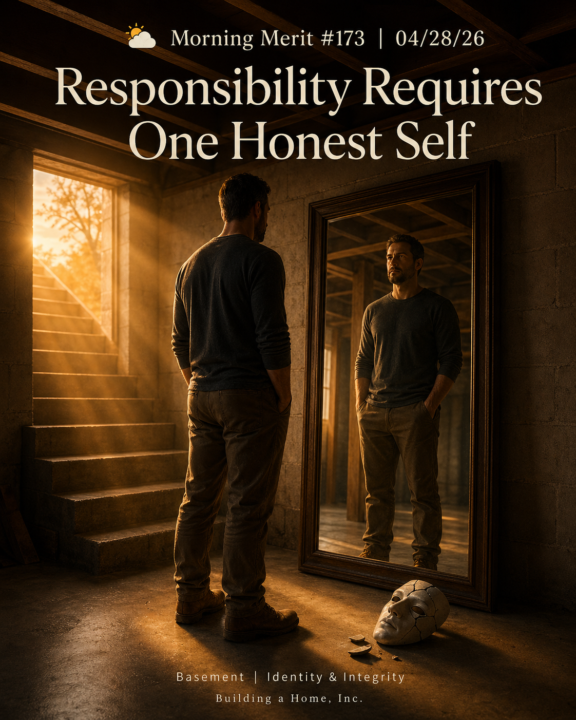 🌤️ Morning Merit #173 | 04/28/26 | Responsibility Requires One Honest Self