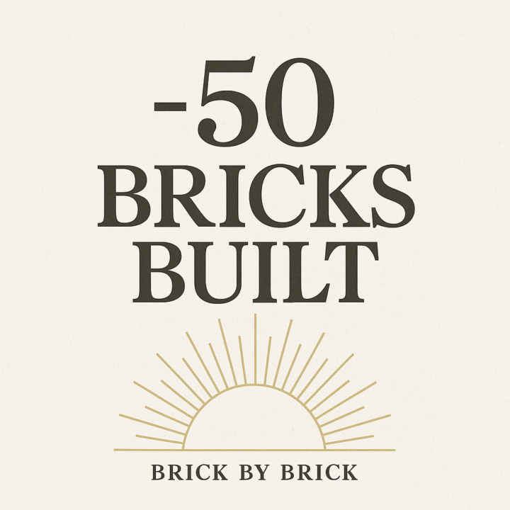 🧱 50 Bricks Built — The Foundation Holds