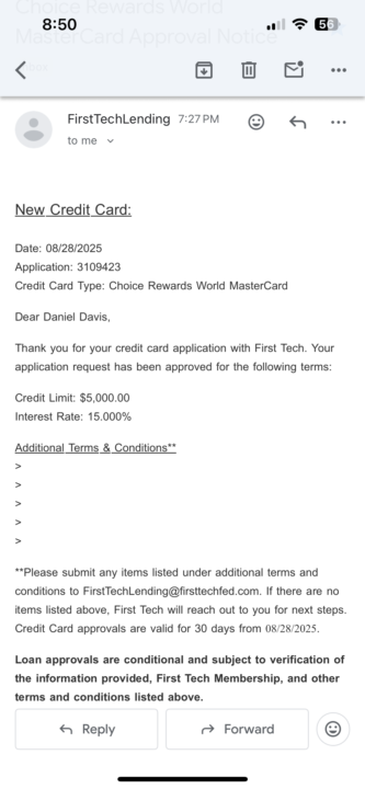 My real credit journey 