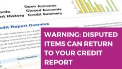 🚦 Can Previously Deleted Items Reappear on My Credit Reports?🚦