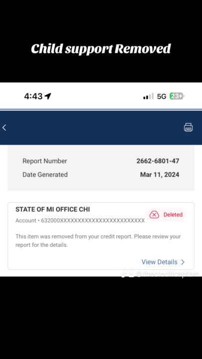 Child Support Removed!!!