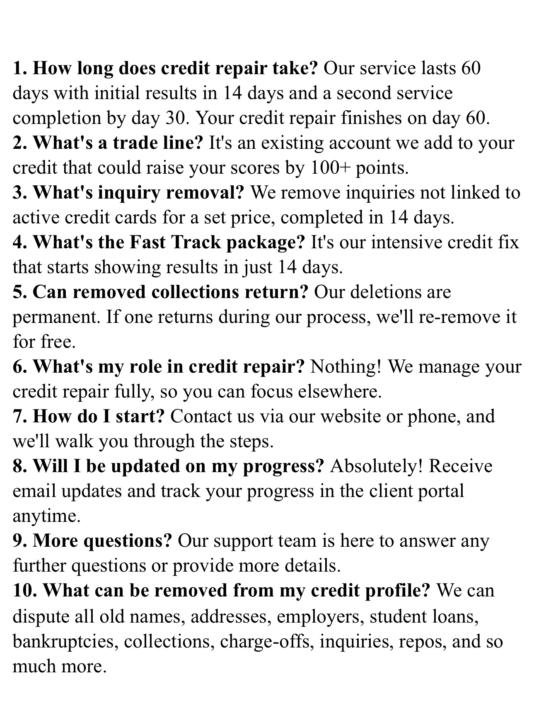 Credit Repair for $750 ???
