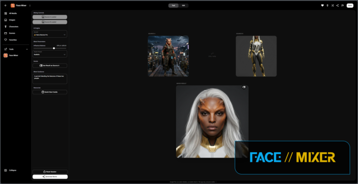 Introducing Relight, Prompt Alchemist, & Face Mixer