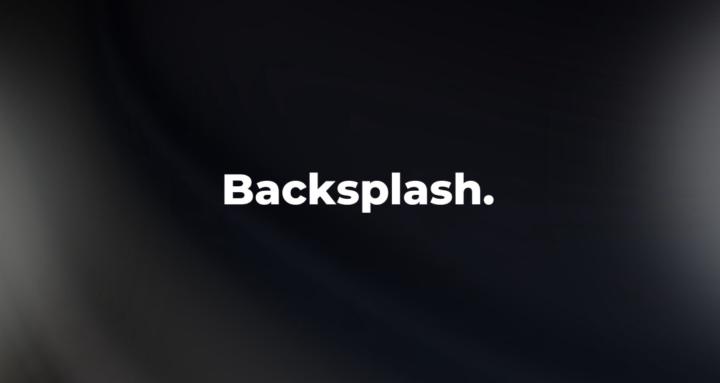 Backsplash.