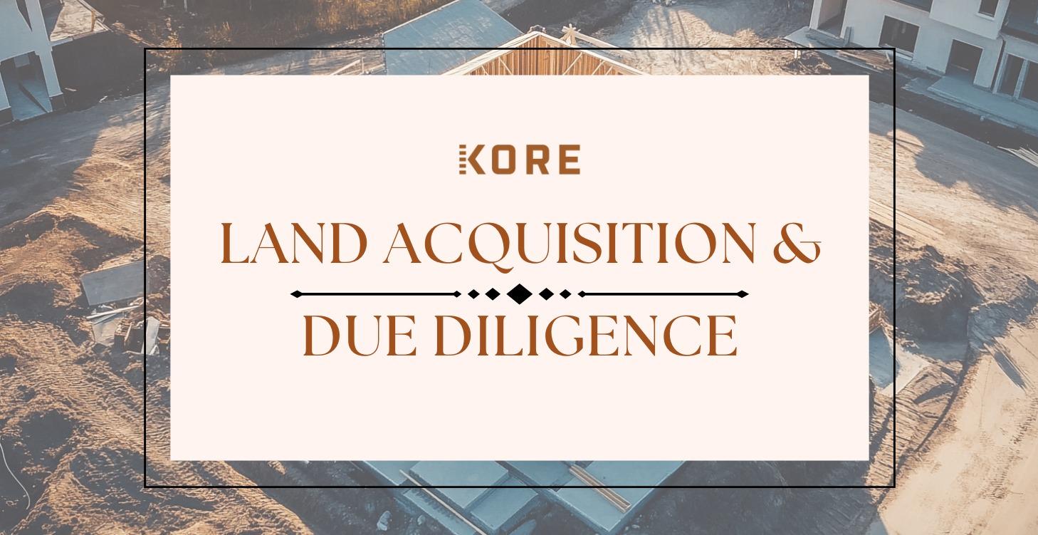Land Acquisition and Due Diligence checklist