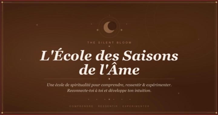 L'Ecole des Saisons de l'Âme✨