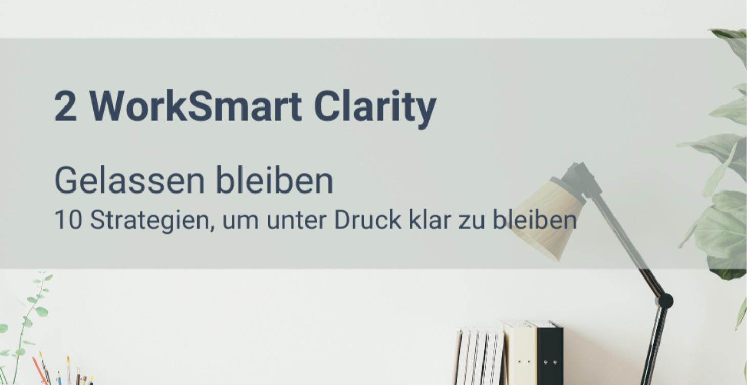 Gelassen bleiben