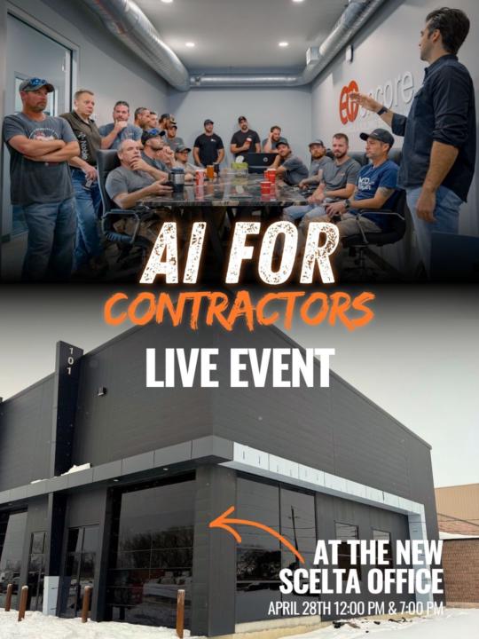 AI FOR CONTRACTORS - IN PERSON EVENT (30 ALREADY SIGNED UP)