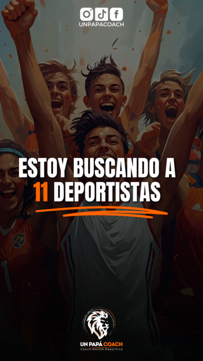 Voy a seleccionar a 11 deportistas, ¿Será tu hij@ uno de esos?