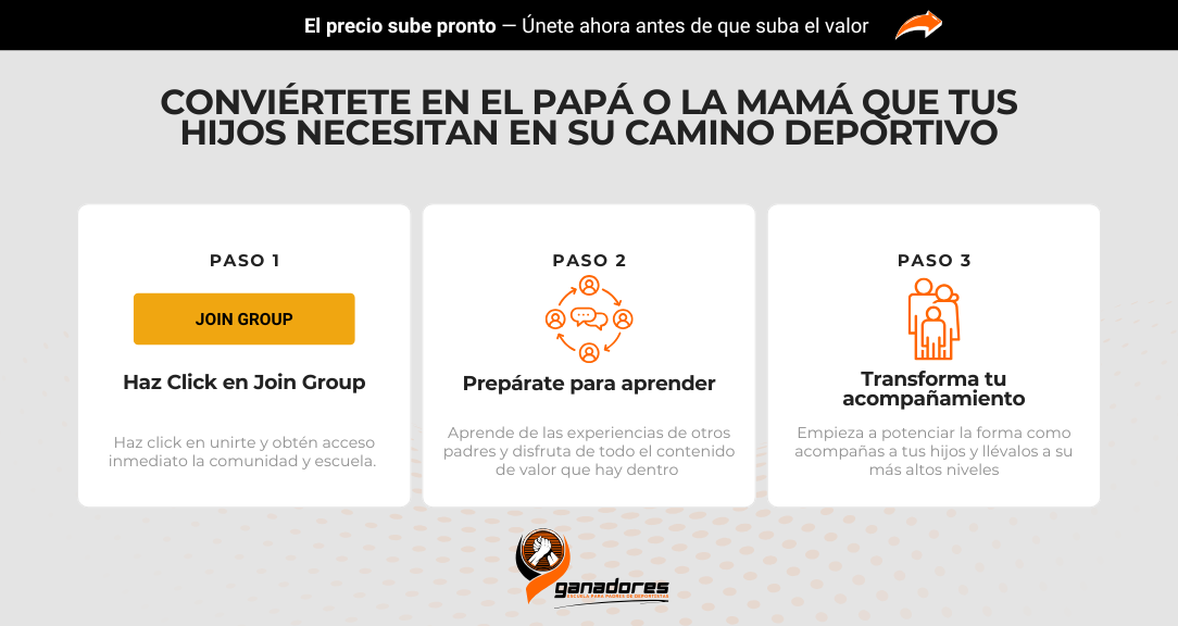 GANADORES Padres de Deportista