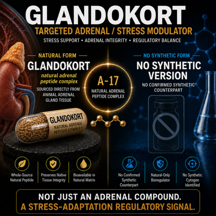 Glandokort — The Adrenal Bioregulator Behind Stress Resilience?