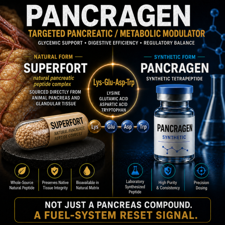🧬 Pancragen — The “Fuel System Reset” for the Aging Pancreas