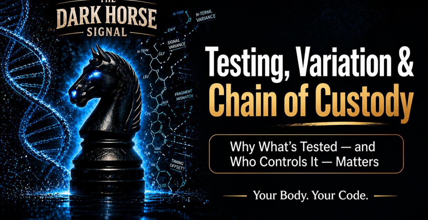 Testing, Variation & Chain of Custody