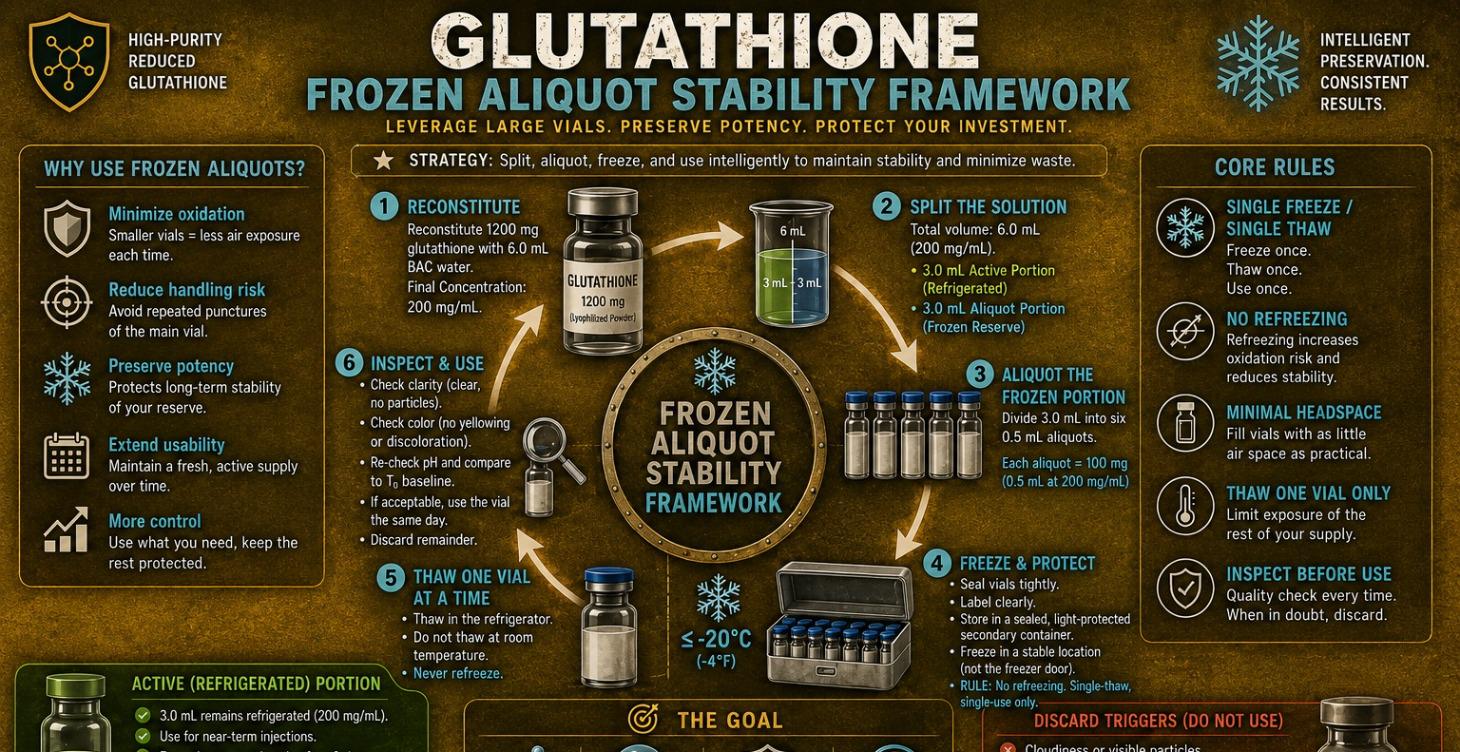 Glutathione Freezer Aliquot Experiment