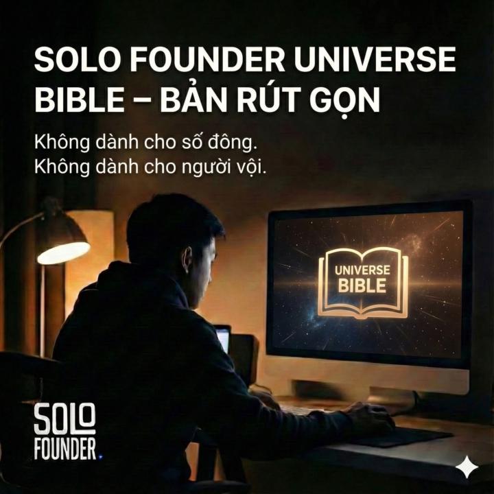 SOLO FOUNDER UNIVERSE BIBLE – BẢN RÚT GỌN