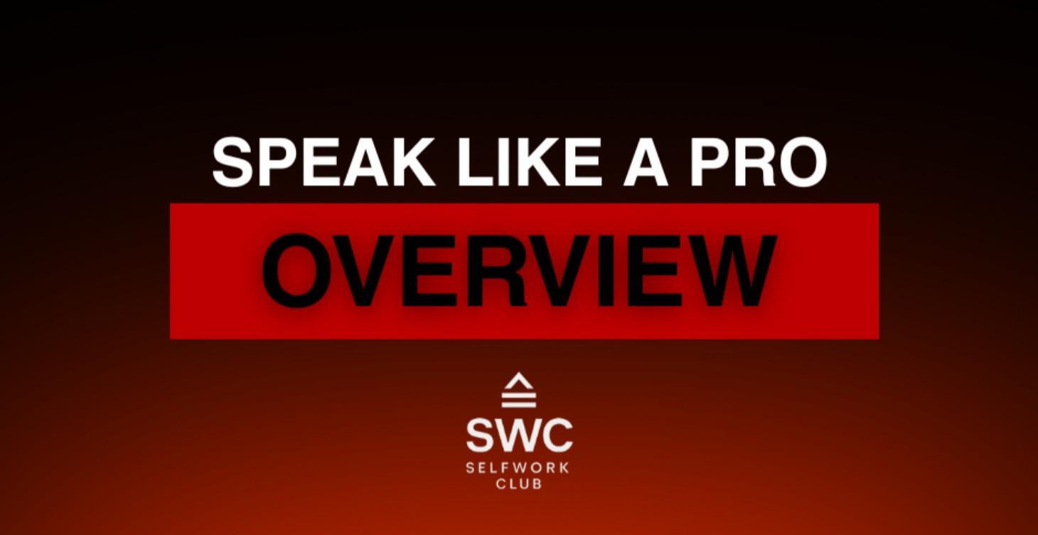 Speak Like A Pro Module Overview 📝