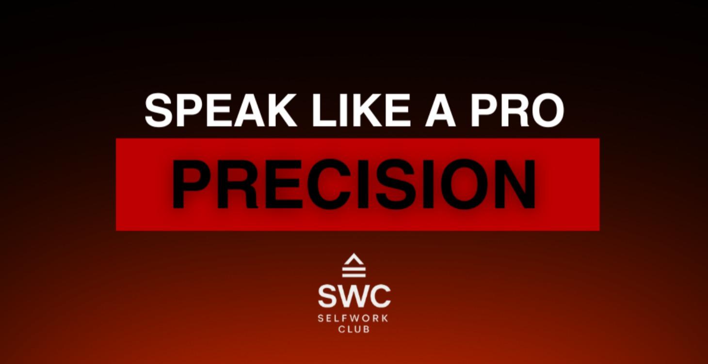 Speak Like A Pro (Precision)