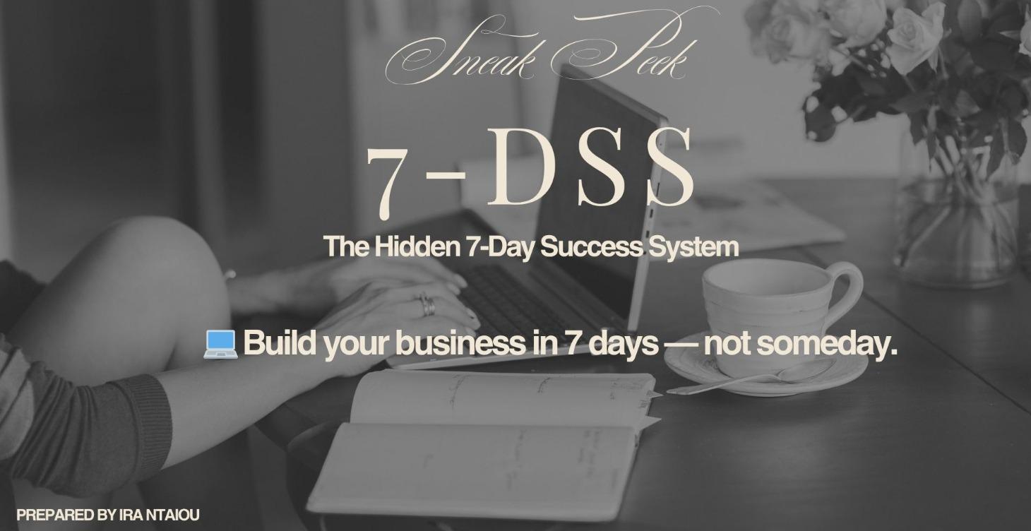 ✨FREE –Sneak Peek: Inside the 7-Day Success System