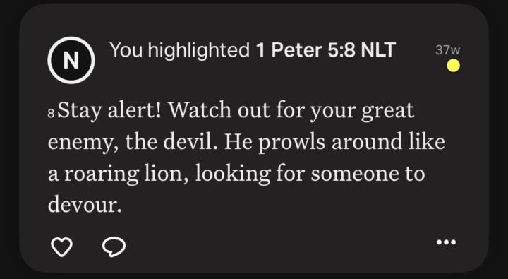1 Peter 5:8
