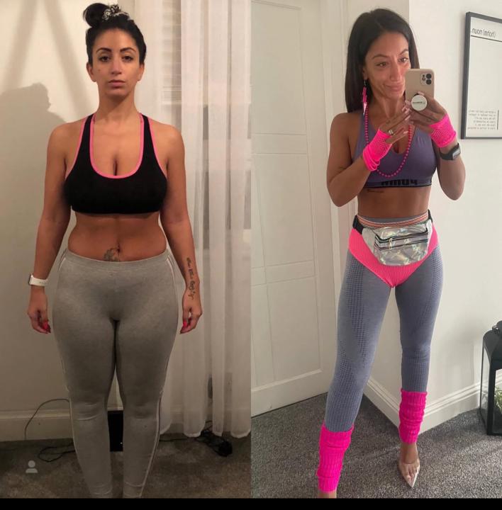 Female weight loss 5 months