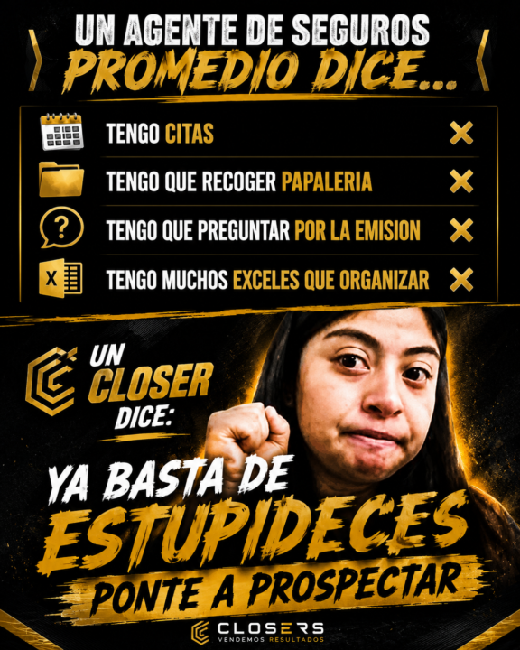Recordatorio del día para Closers