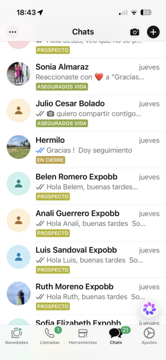 Asi se ve mi mina de comisiones