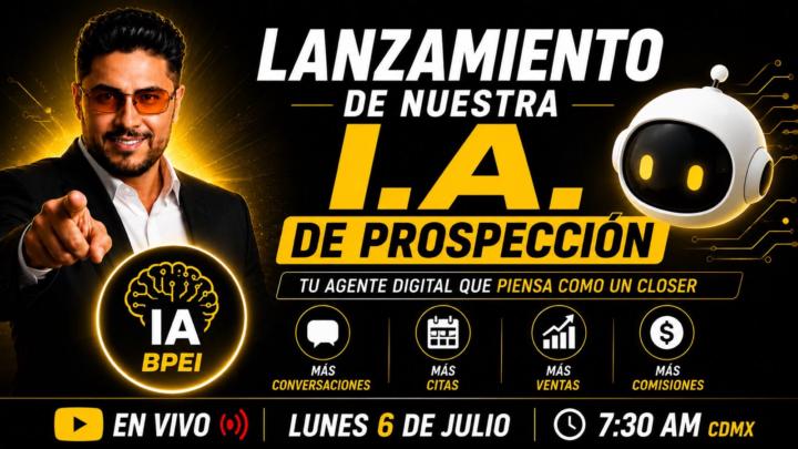 Nuestra I.A para prospectar esta lista, nos vemos 7:30am