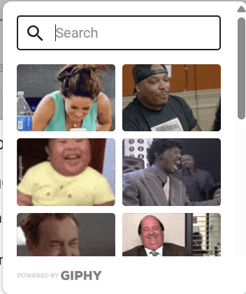 What are those GIF things? 