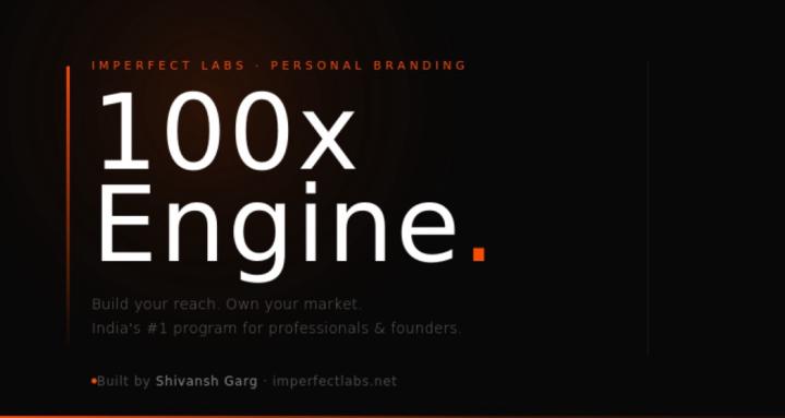 100x Engine by Imperfect Labs