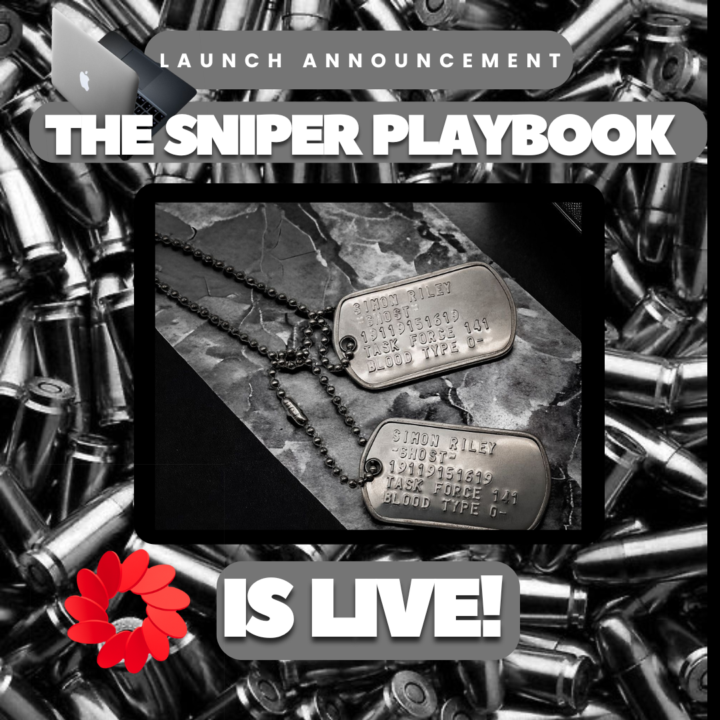 👑 LAUNCH ANNOUNCEMENT: SNIPER PLAYBOOK IS LIVE. ACCESS THE LEAD GENERATION COURSE OF A LIFETIME.