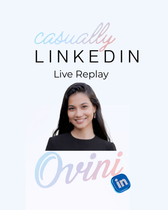 Replay Now Live: Casually LinkedIn