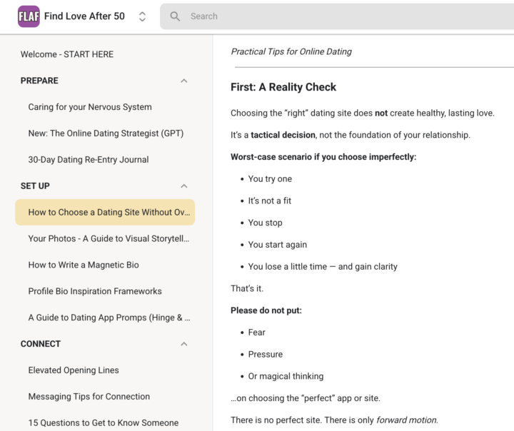 Dating journey - where are you?