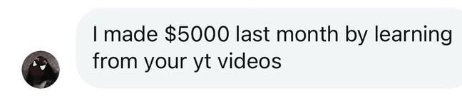 Sometimes the messages you get remind you why you keep sharing 🤍