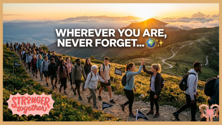 WHEREVER YOU ARE, NEVER FORGET... 🌍✨