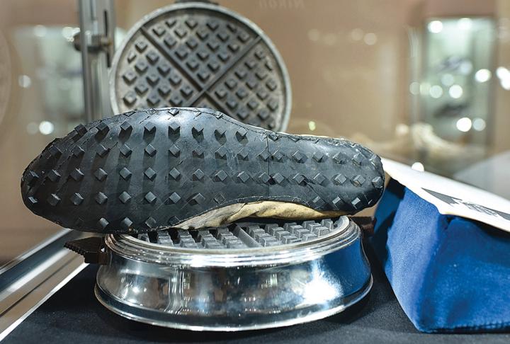 Nike’s first shoe sole was designed with a waffle iron