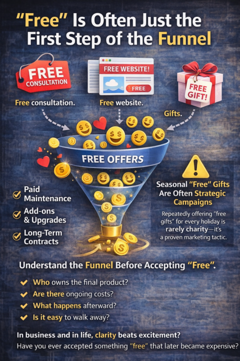 “Free” Is Often Just the First Step of the Funnel