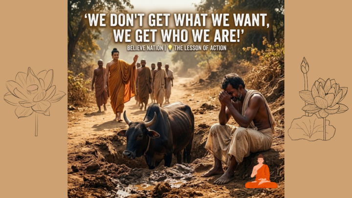 WE DON'T GET WHAT WE WANT, WE GET WHO WE ARE! 