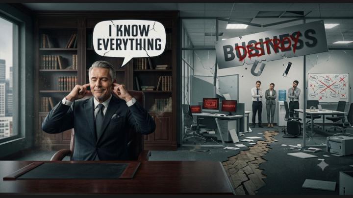 THE "I KNOW EVERYTHING" TRAP – THE FASTEST WAY TO DESTROY YOUR BUSINESS! 📉🔥