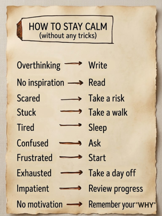 HOW TO STAY CALM (WITHOUT ANY TRICKS) 🧘‍♂️💡