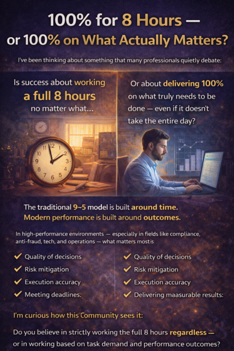 100% for 8 Hours — or 100% on What Actually Matters?