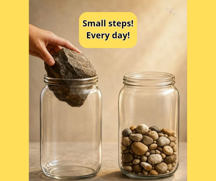 Small steps!  Every day!
