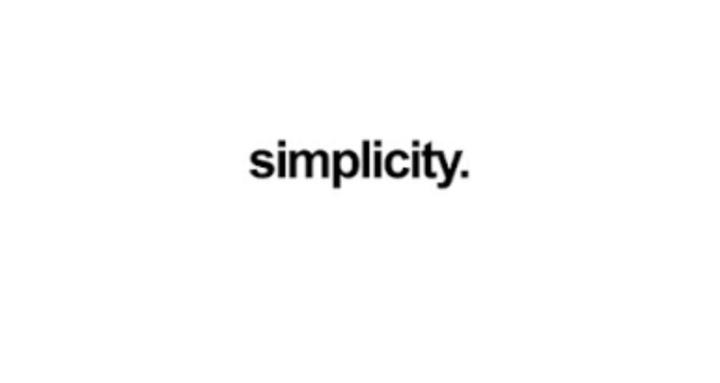 Simplicity