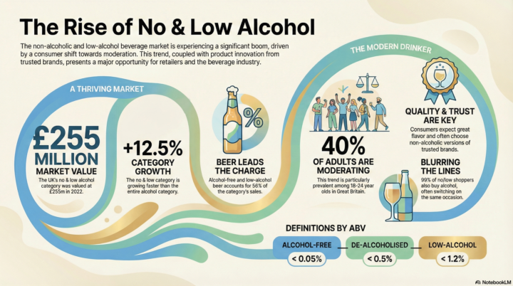 The rise of No/Low Alcohol